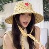 Attractive Womens Checkered Fisherman Hat With Large Brim Spring And Safety Sun