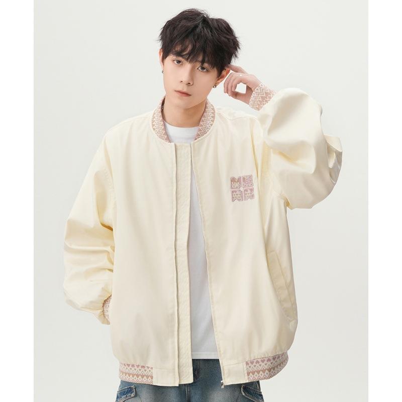 New Winter Ethnic Style Cotton Thickened Loose Jacquard Splicing Jacket