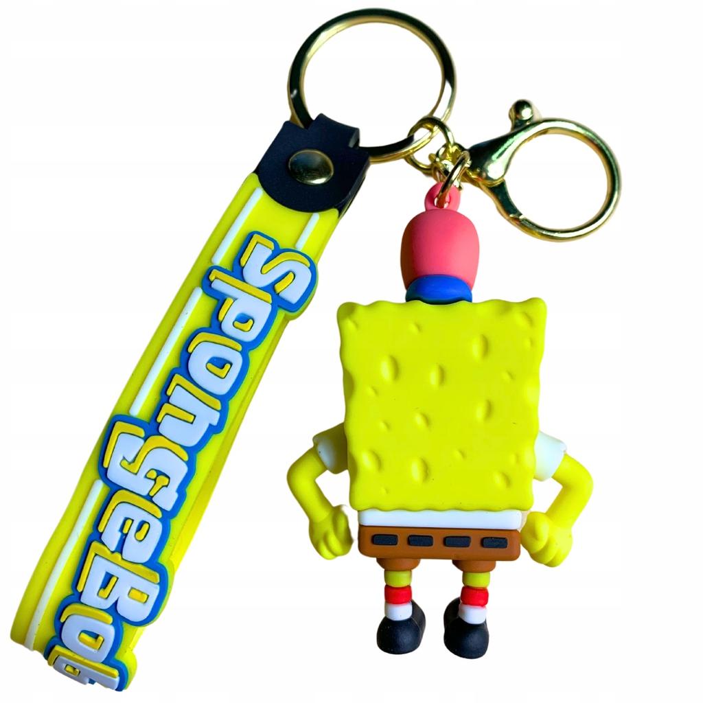 Car Keychain Pendant Spongebob Squarepants 3D
