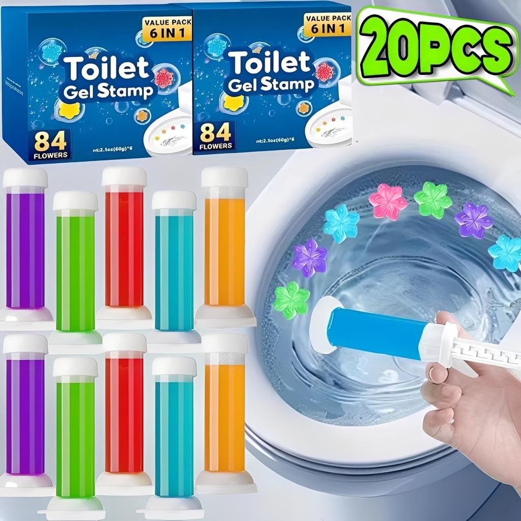 Flores Gel Ambientador Sanitário Limpador de Vaso Sanitário Fragrância de Flor Perfume de Ar Aromático Vaso Sanitário Desodorizador Suprimentos de Limpeza