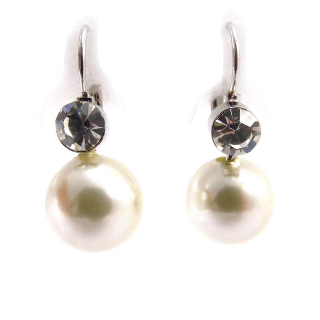 Les Trésors De Lily [J6239] – Designer-Ohrringe „Sissi“ aus Elfenbein