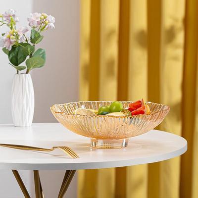 Decorative Glass Fruit Bowl
