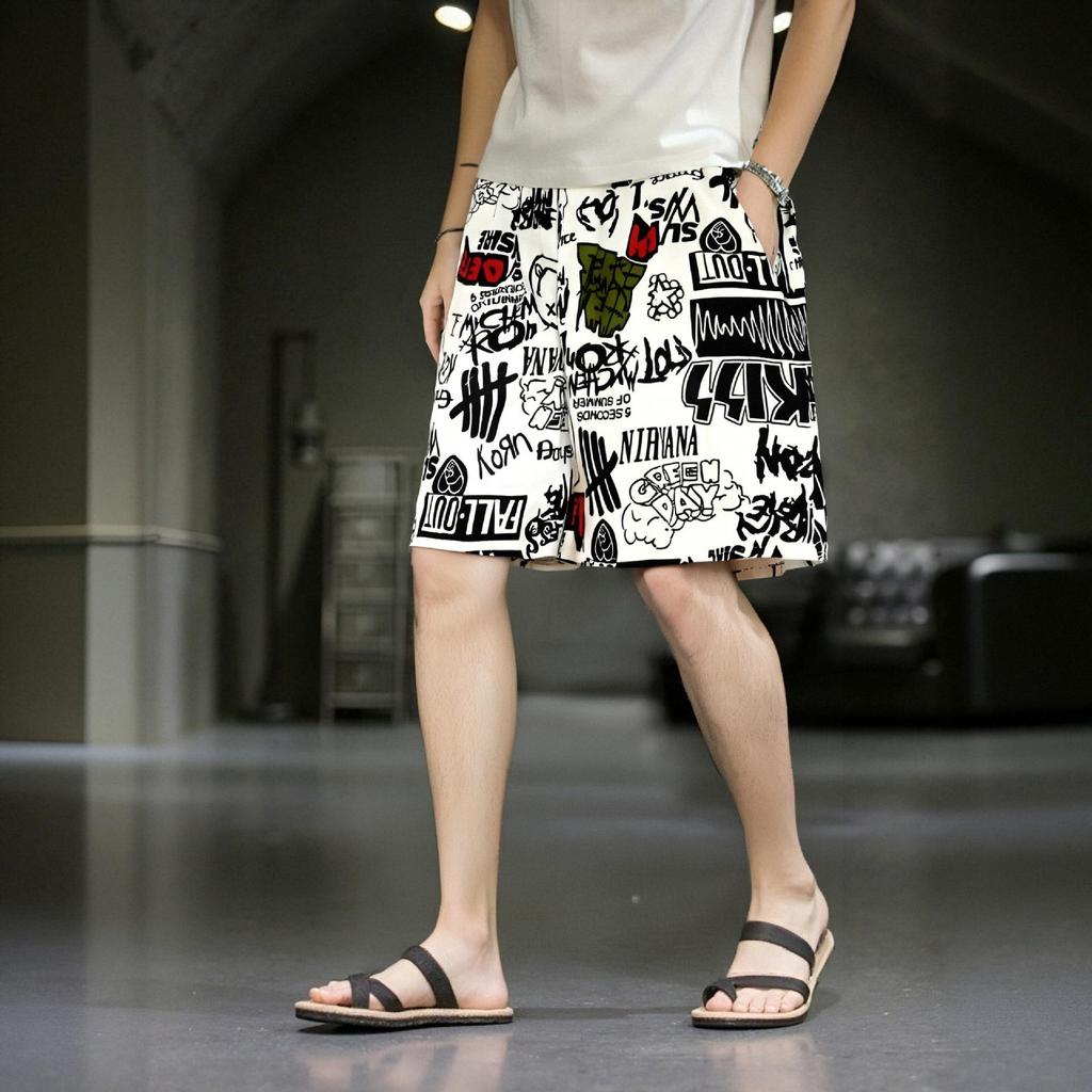 Men's Quick-Dry Camouflage Beach Shorts: European & American Style Swimming and Casual Wear