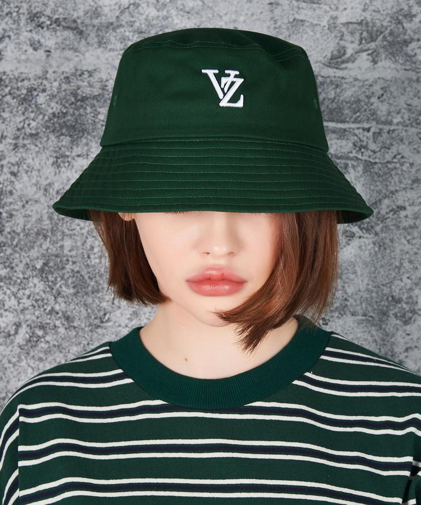 Bajal 3D Monogram Color Bucket Hat Green