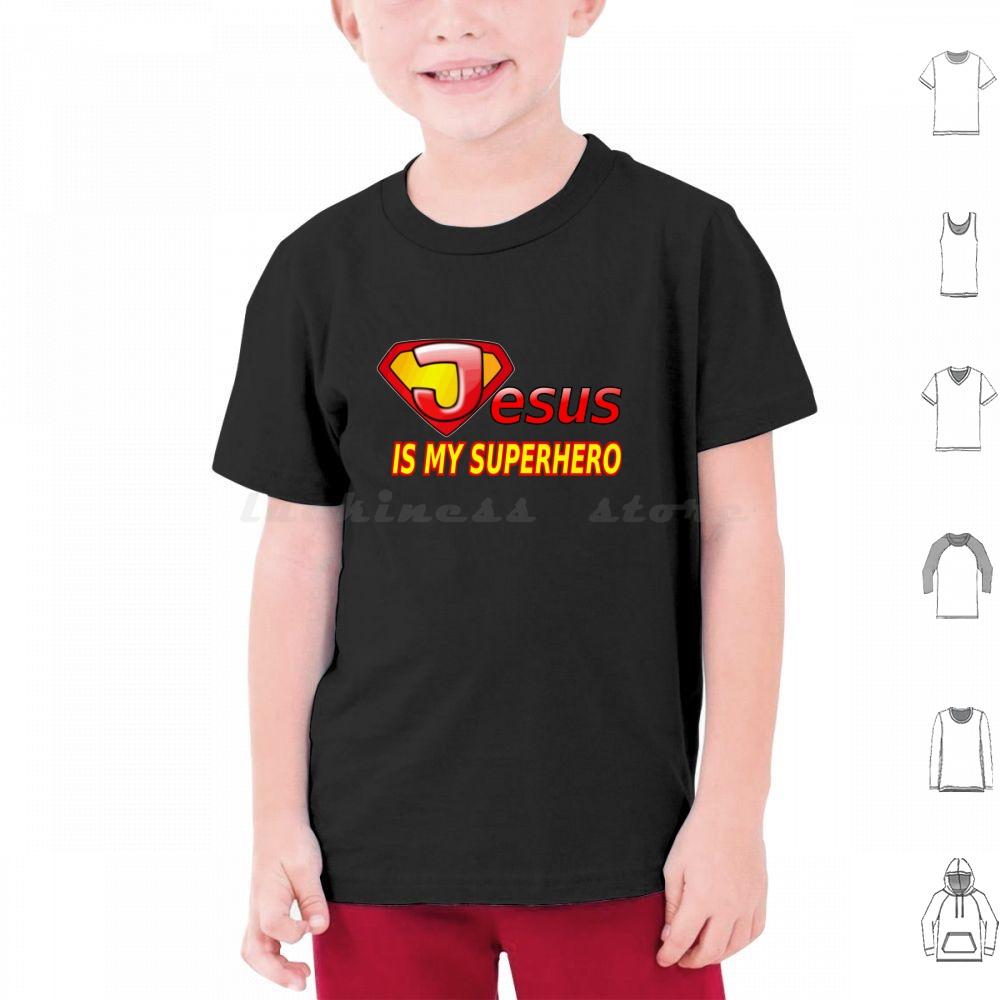 Jesus Ist Mein Superheld T-Shirt Baumwolle Herren Damen DIY Druck Jesus Ist Mein Superheld Jesus Christus Lustig Christlich Jesus Ist Mein