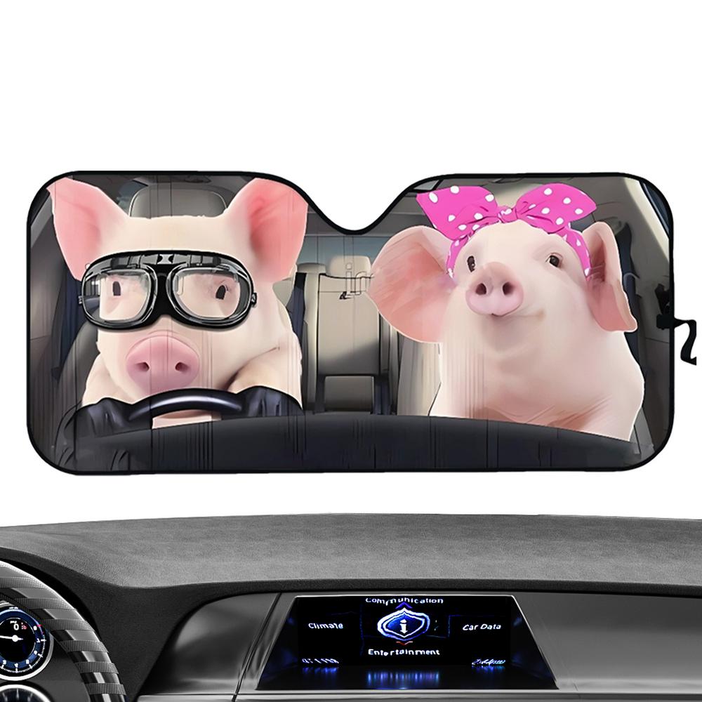 

Солнцезащитный козырек на лобовое стекло автомобиля, складной, милый, забавный, с рисунком, для лобового стекла автомобиля, теплоизоляция, охлаждение, защита от солнца на лобовое стекло синий