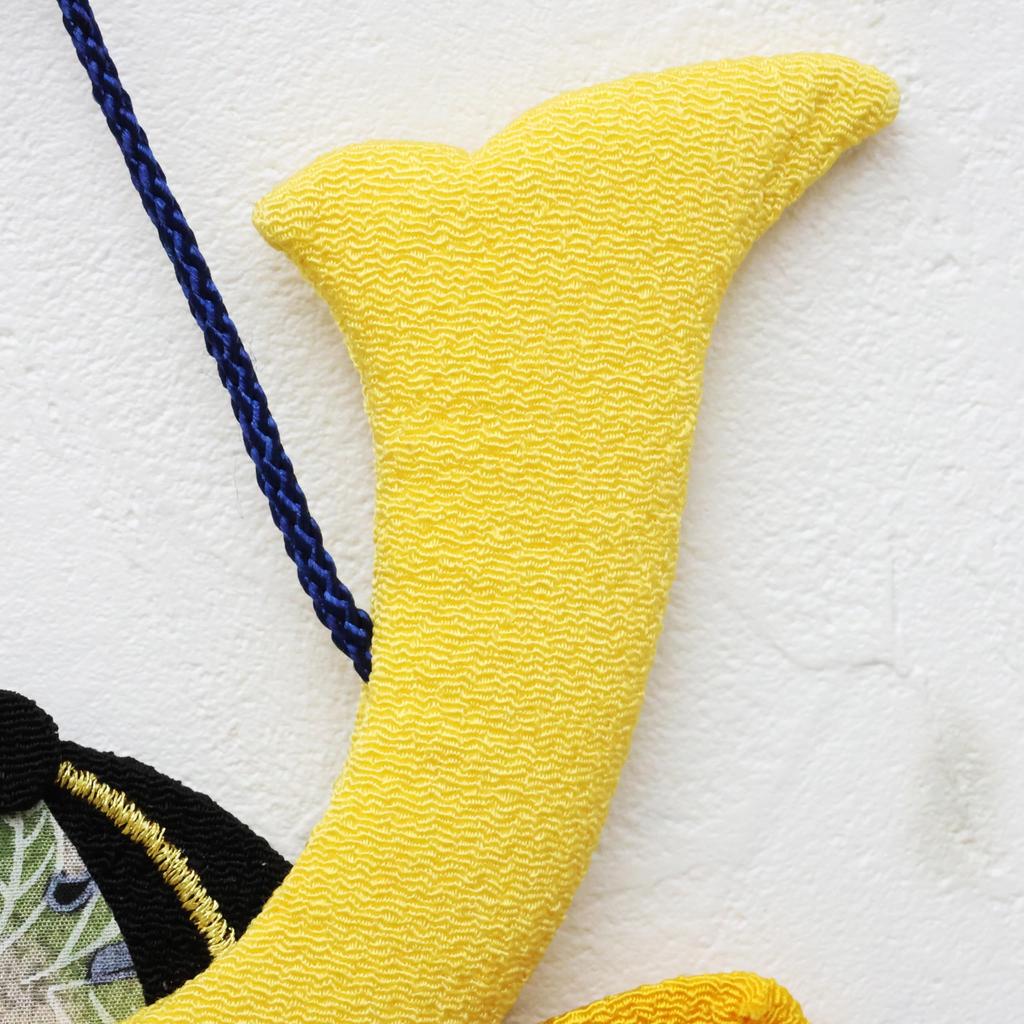 Chirimen Hanging 30cm Mini Carp May Festival First ed90 Decoration, Helmet, Tall, Size, Streamer, Doll, Helmet, Compact, Festival, Boys' Festival,