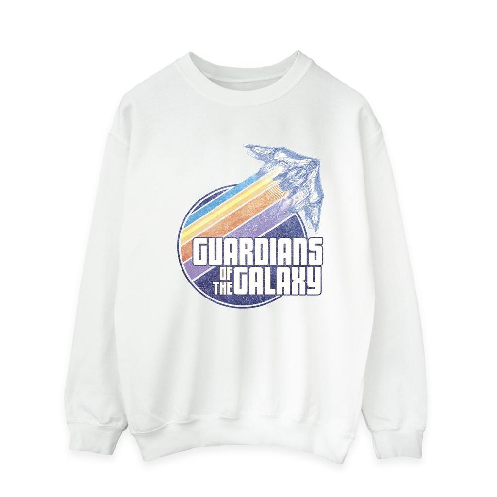 Guardians Of The Galaxy Mens Badge Rocket Sweatshirt