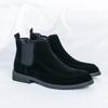 Fashion Elegant High Top Ankle Boots, High-quality Brand Men's Leather Casual Shoes Classic Brown Men's Business Boots Massage Soles