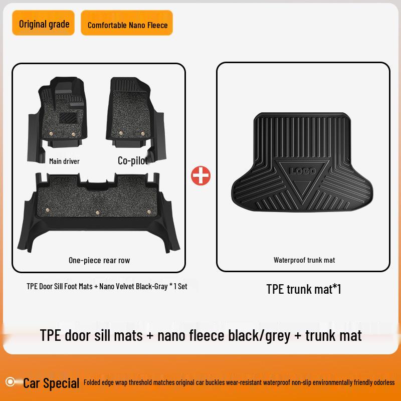 TPE Full-Coverage Floor Mats for 26 Dongfeng Nissan Teana Models