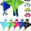 Christmas/Halloween Party Costume Cloak, Hat, Mask Dinosaur Element, Children Festival Performance Shawl Outfit, Holiday Party Cosplay Costume
