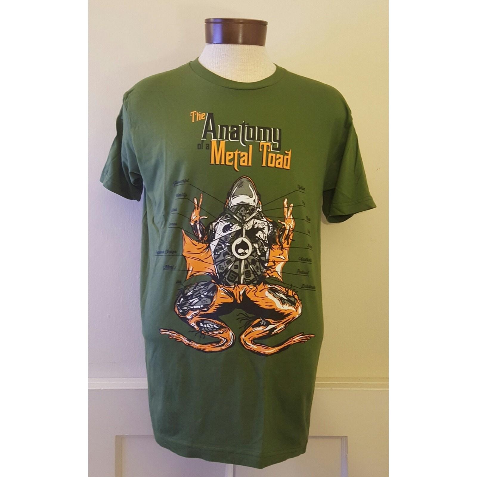 New Anatomy of a Metal Toad Shirt Size Large American Apparel M