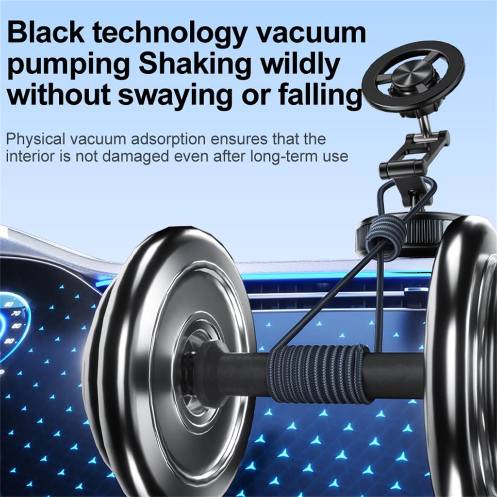 JY25-8 Suction Cup Magnetic Car Phone Mount Dashboard Stand Holder Strong Vacuum Adhesion for Navigation