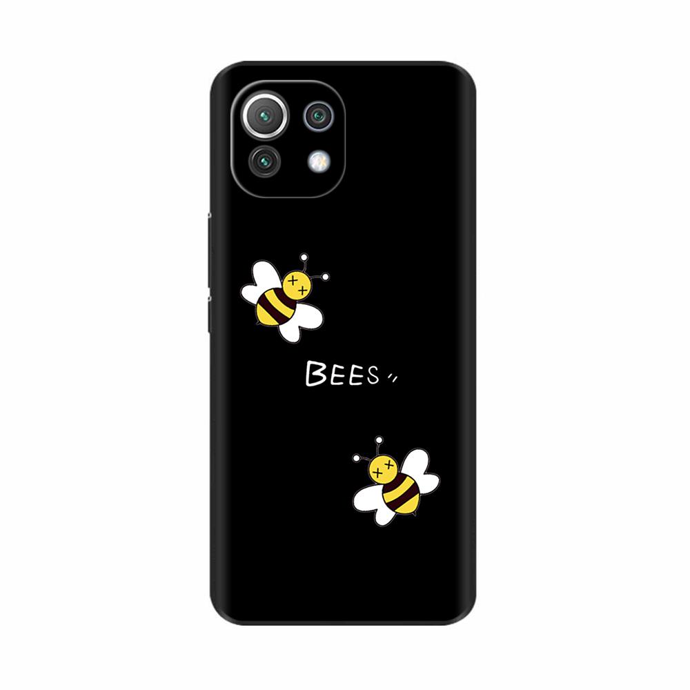 For Xiaomi Mi 11 Lite 5G NE Case Painted Soft Silicon Phone Back Cover For Xiomi Mi 11 Lite Case Mi 11 Lite Mi11 11i Shell Cover
