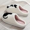 Fashion Fashion Cartoon Animals Cotton Slippers for Women Plus Size 45 Plush Slides Woman Soft Lightweight Warm Indoor Slipper Female