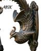 Energy Saving Patio Illumination Phoenix Solar Wall Lights, Resin Sculpture Outdoor Light, Warm Yellow Night Lights Waterproof Landscape Decor