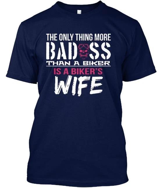 Biker Wife T-Shirt Made in the USA Size S to 5XL 3XL