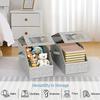 1pc Baseball cap storage box, hat storage rack, can hold up to 12 hats, with transparent window, hat box for home storage