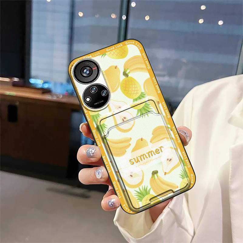 Silicone Durable Phone Case For ZTE Blade V40S/Axon40 SE Anti-knock Cartoon Soft case Dirt-resistant Fashion Design TPU