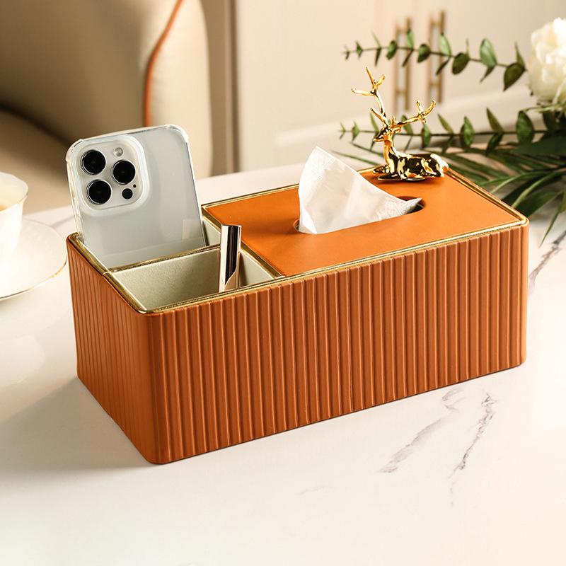 Boîte à mouchoirs salon haut de gamme, boîte en papier Simple et moderne, Table basse créative, boîte de rangement avec télécommande de bureau