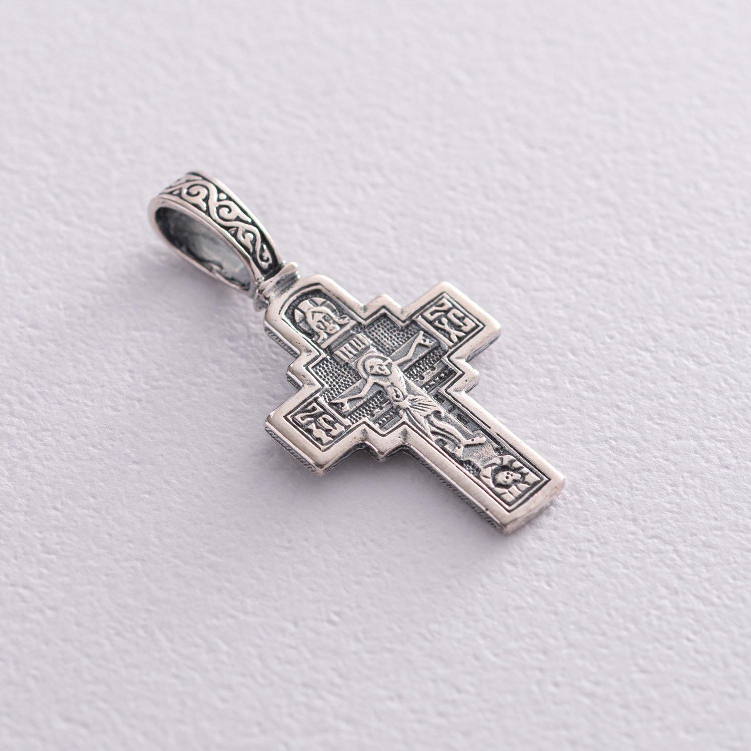 

Срібний хрест Розп яття. Апостол Андрій Первозванний Oniks срібний