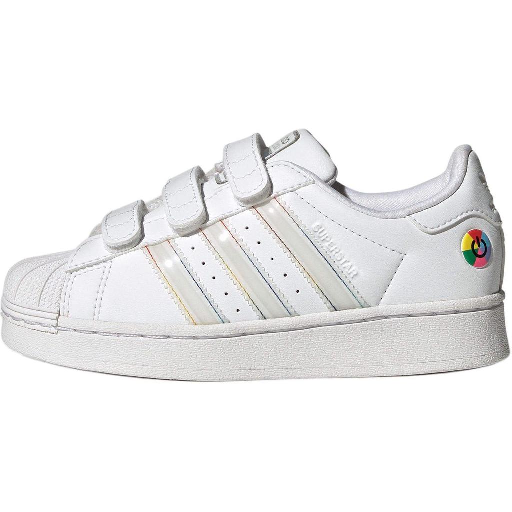 Adidas Superstar Comfort Closure C LED Lights Pack - White Kids Sneakers Cloud-White Core-Black JI0509