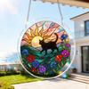 Yousheng Acrylic Puzzle Suncatcher DIY Jigsaw Puzzle Suncatcher Kit with UV Printed Design Colorful Window Hanging Ornament for Home Garden Decor