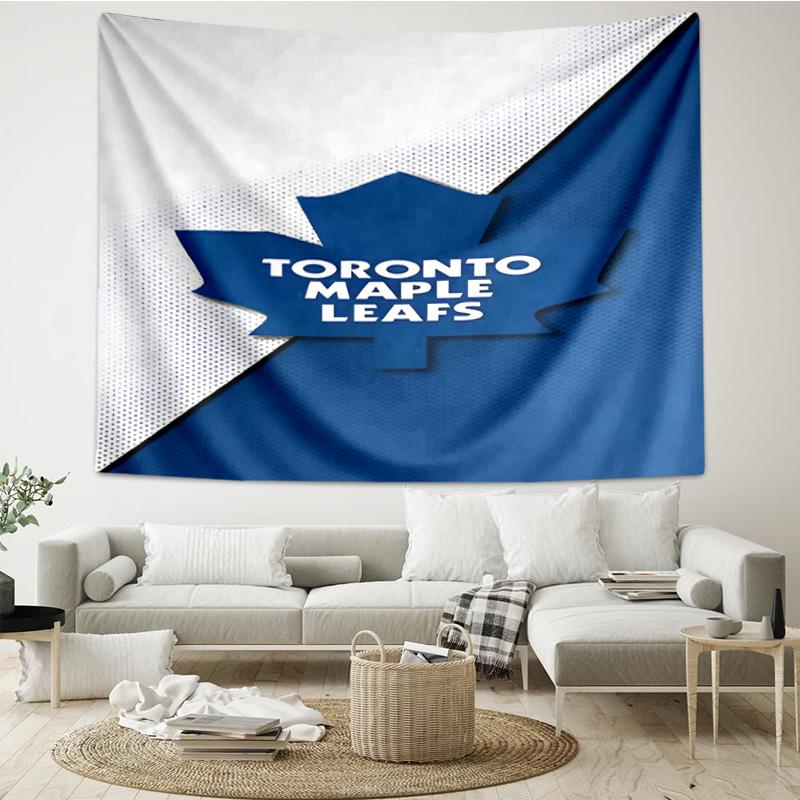 Toronto Leafs Logo Tapestry, Unique Design Tapestry, Wall Decor for Bedroom,Livingroom, Playroom,Heartwarming Fan Holiday Gifts
