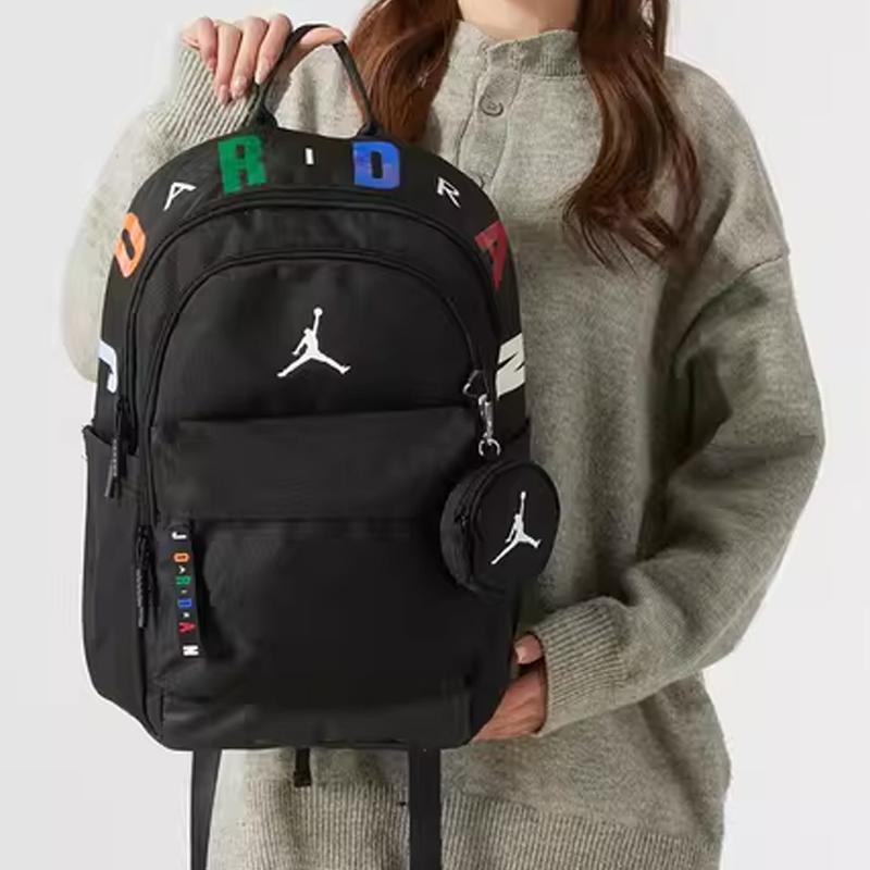 Jordan Polyester Backpack Unisex Black Jordan JD2513158AD-002
