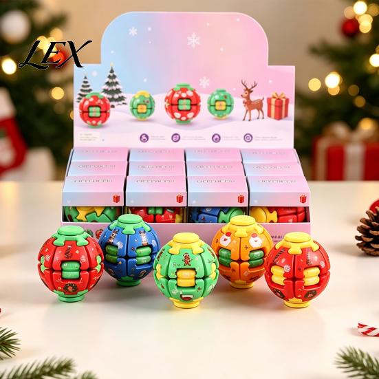 Party Bag Fillers Press to Spin Fidget Ball, Transformable Spinner Sensory Stress Relief Pocket Sized Games Toy for Adults Teens, Anxiety Focus