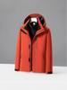 Men's & Women's Three-in-One Hooded Outdoor Jacket - Autumn/Winter Color Block Coat