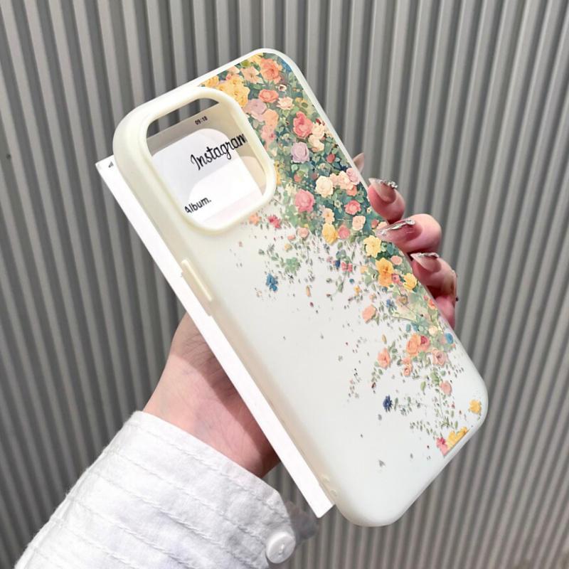Case For Honor 400 90 Lite MAGIC 6 400 PRO X9D X9B X7B X7D Soft Fresh Oil Painting Daisy Flowers Candy Color Matte Cover