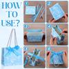 Fionupi 36 Pcs Mini Cielito Lindo Baby Shower Gifts Bags With Handles Pink Cielito Lindo Party Candy Treat Goodie Bags With Bow