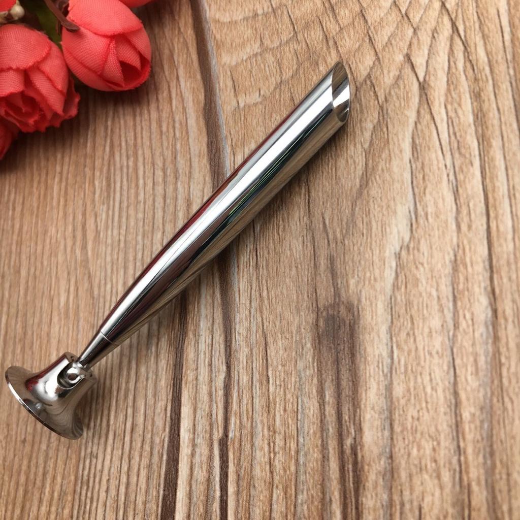 Desktop Pen Pencil Ballpoint Pen Rotating Stand Hotel Front Desk Signature Pen Base Gold Silver Fixed Base Student Stationery