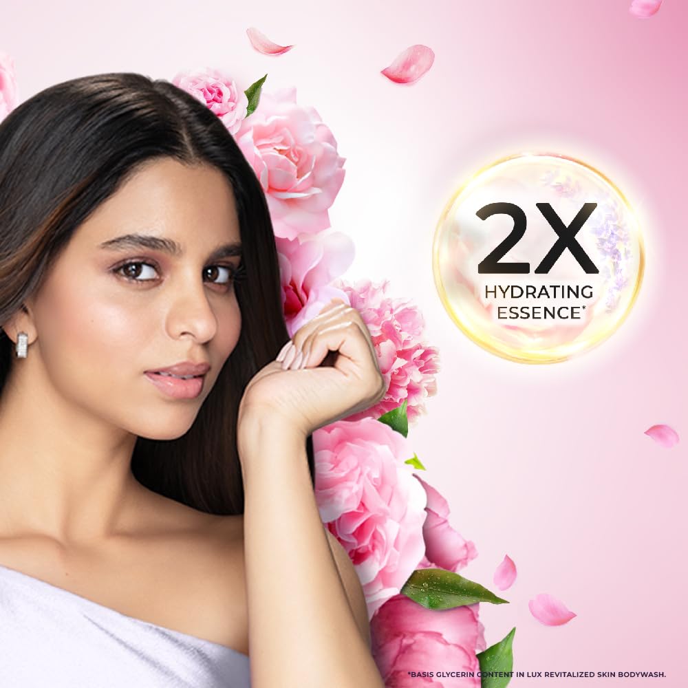 Lux Soft Rose Bodywash 750 Ml Gentle Paraben Free Foaming Shower Gel For All Skin Types With Long Lasting Floral Fragrance