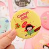 2025 Korean Cute Cartoon Mini Makeup Mirror Portable Compact Round Mirror for Women Travel Mirror for On-the-Go Touch-Ups