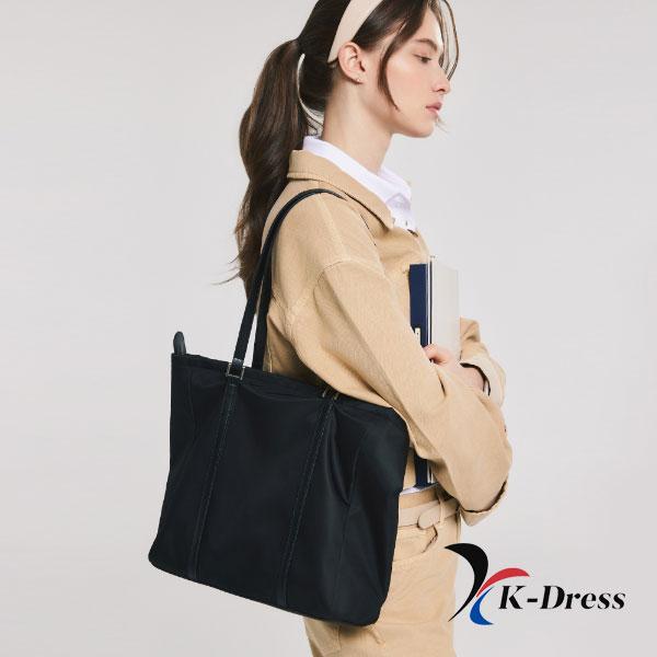 Leather Point Shopper Bag