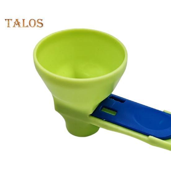 Trichter für Proteinpulver, Messlöffel, kein Verschütten, für Workout, Sportgetränke, Einhandbedienung, Fitness-Shake-Trichter, Zubehör