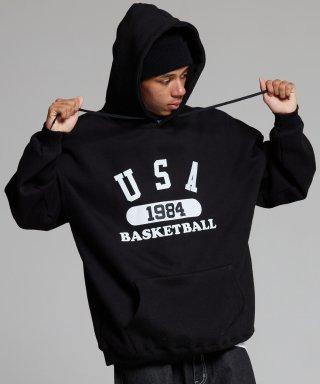 Usa Basketball Hoodie Black