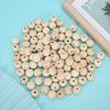Round Bds Wooden Log Color Craft Bds for Jewelry Children Toys Making