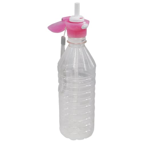 Skater Mobile Case Included Plastic Bottle Straw Cap 350ml 500ml Pink PSHC5