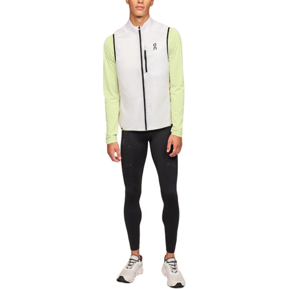 On Wetterweste Color Block Bequem Modisch Warm Laufweste Herren Westen Weiß 1MD10480462