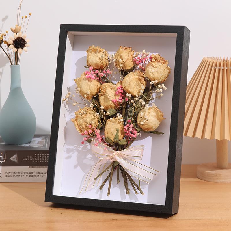 Shadow Box Frame 3D Hollow 3cm 5cm Photo Frame Dried Flower Specimen Holder Handmade DIY Handwork Display Home Decoration
