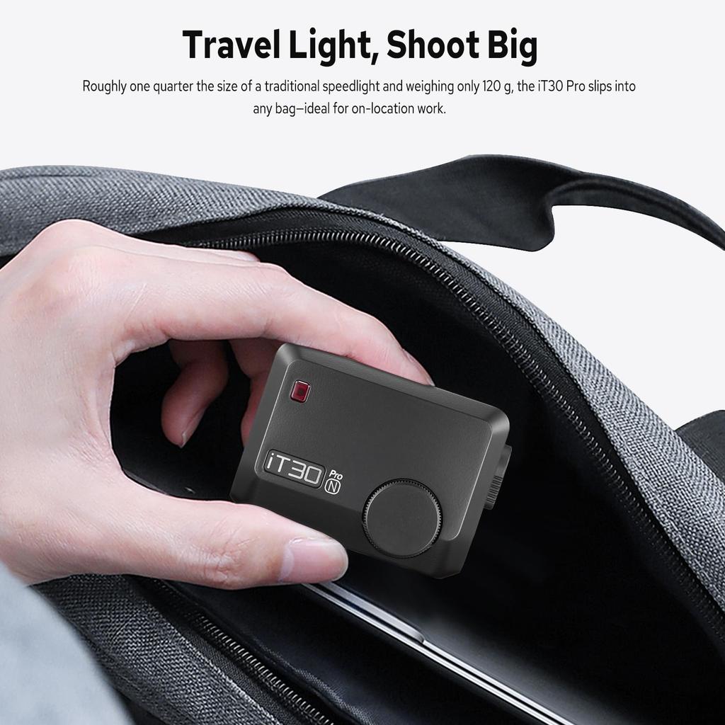 Authorized GODOX iT30Pro N TTL Mini Camera Compatible with Nikon iT30ProN GN15 GHz HSS Sync iFlash Recycle 900mAh Diffuser [GODOX Dealer] Flash,