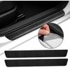 Door Sill Protector, Carbon Fiber Texture Waterproof Scratch Resistant Car Door Protector, Enhances Vehicle Aesthetics, Car Door Sills And Car Trim,