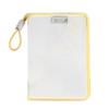 A4 Zipper Pouch File Bag Transparent Document Organizer with Handle Letter Size File Folder for Office School Travel Supplies