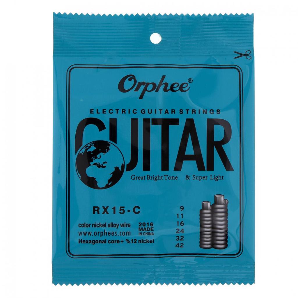 6Pcs/Set Guitar String Multi-color Nickel Alloy Wire with Great Bright Tone