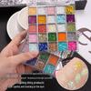 Children's Day Glittering 4-Color Eyeshadow Palette for Parties & Stage Makeup