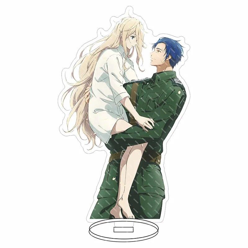 

Японский стиль аниме Фиолетовый Эвергарден акриловая фигурка-подставка Клаудия Ходжинс Фиолетовый Эвергарден стоячая тарелка Декор игрушка в подарок 16 см 6