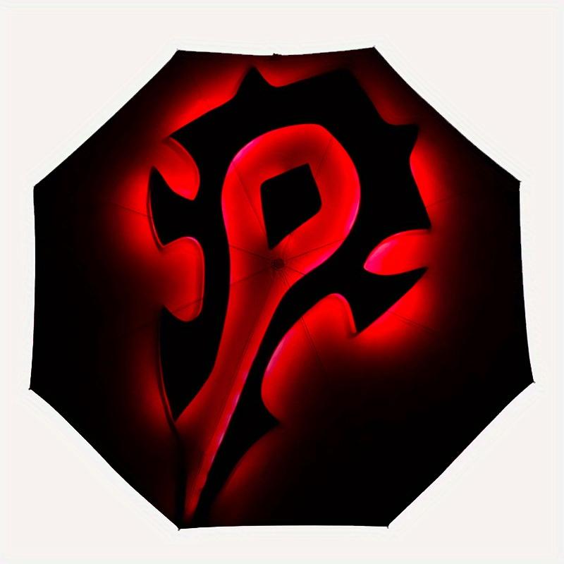 

1pc World of Warcraft Automatic Opening/closing Umbrella, Foldable Sunshade, Perfect Gift for Friends, Durable Plastic Handle yy250808062
